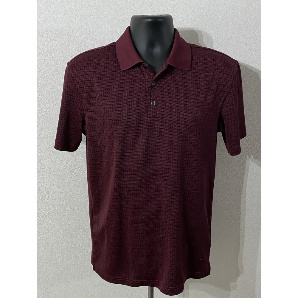Unbranded Mens  Size Small Short Sleeve Top Polo Geometric Design